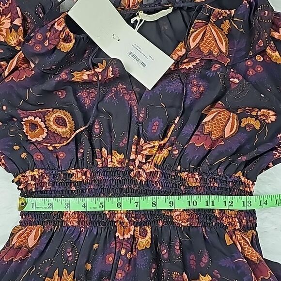 Ulla Johnson Adara Tiered-Ruffle Mini Silk Dress in Valerian NWT Size 4 - Picture 8 of 10